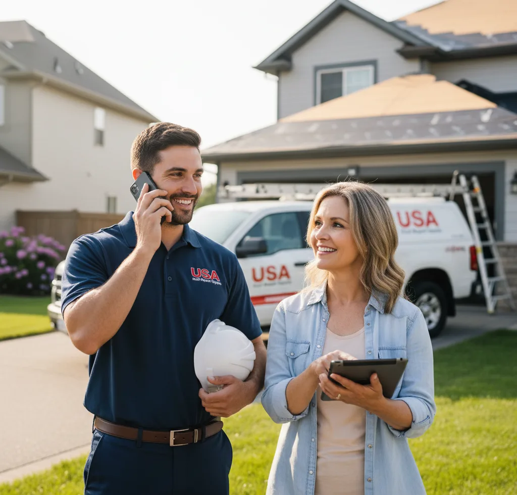 USA Roof Repair Experts customer support in Conyers